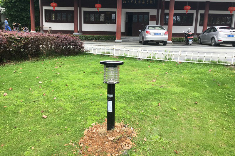 公園滅蚊燈安裝使用案例